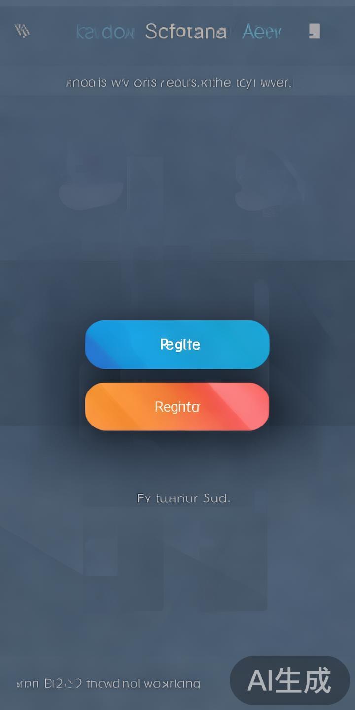 打开应用后，在首页点击醒目的“注册按钮”，进入注册